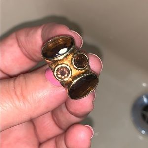 Julie Vos Oval Round Ring size 8 Rare